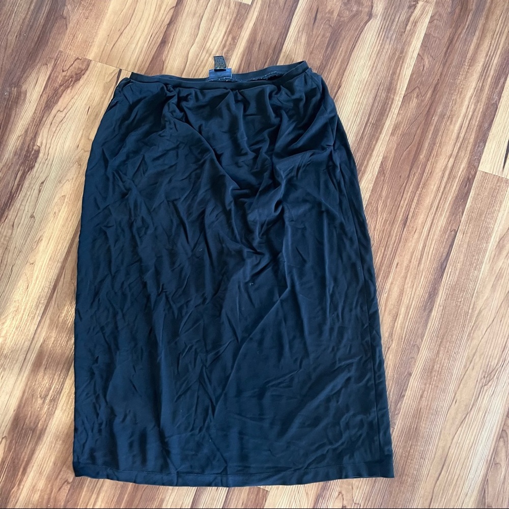 Venezia Black Formal Skirt
